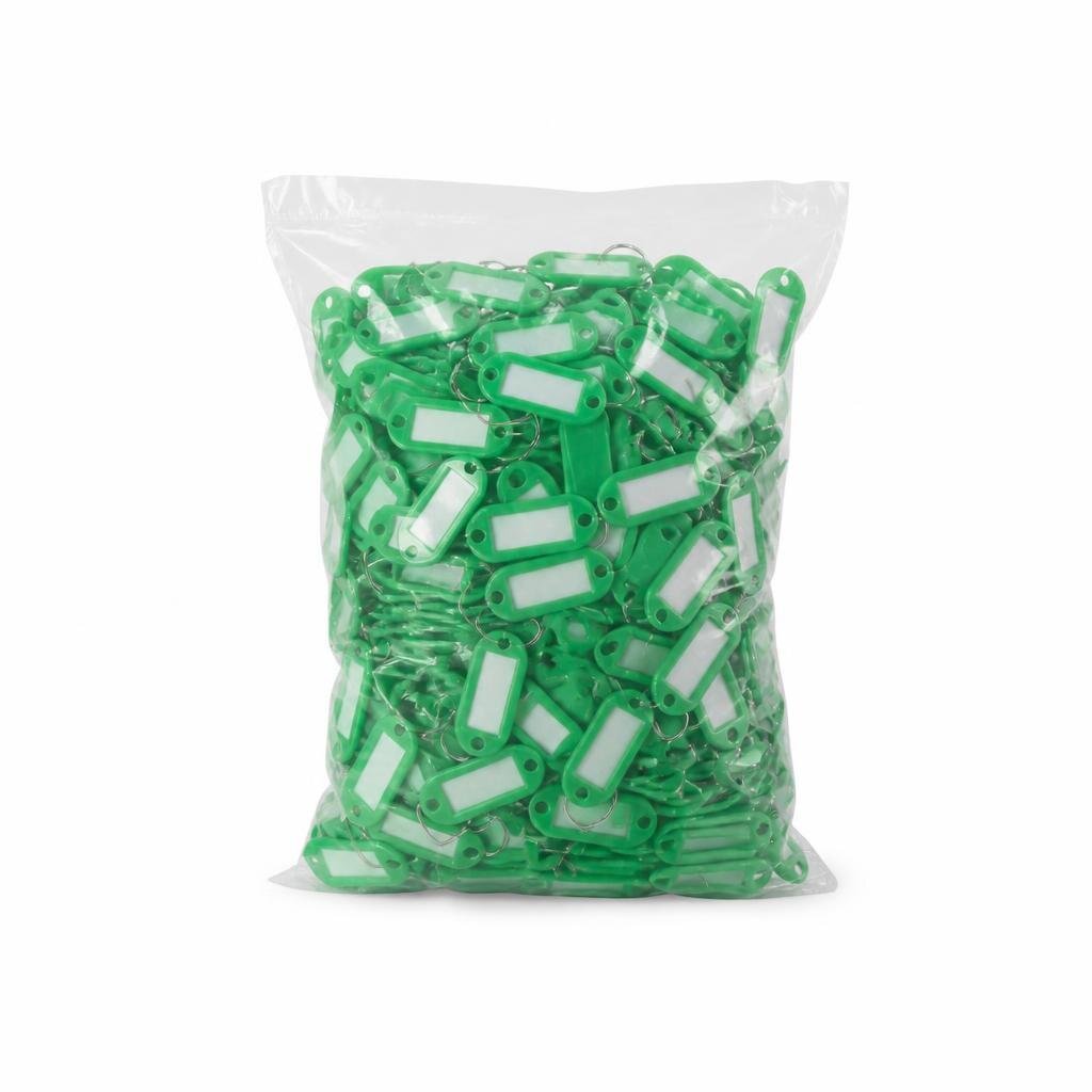 M-PVC KEY LABEL (GREEN COLOUR) (200PCS/BAG)