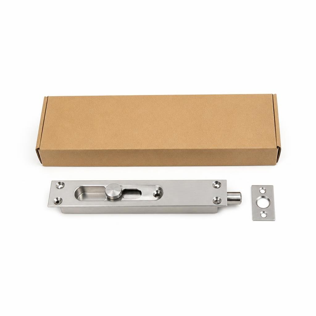 ST.GUCHI 6"SS BOX TYPE FLUSH BOLT