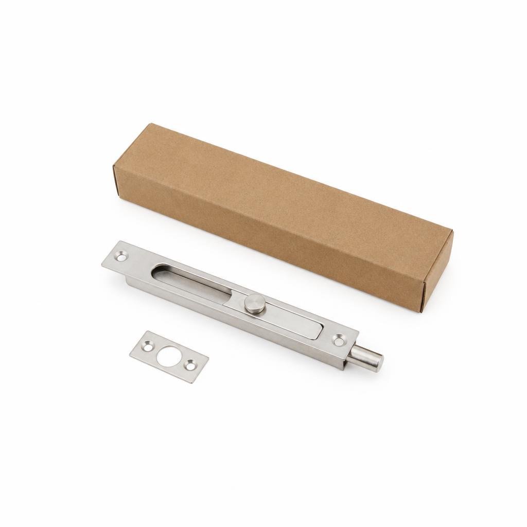 ST.GUCHI 8"SS BOX TYPE FLUSH BOLT