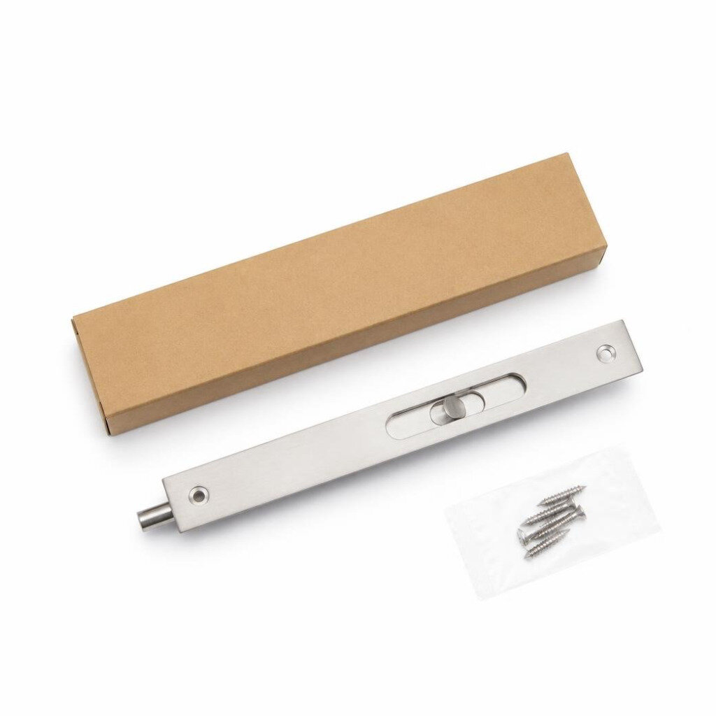 ST.GUCHI 12"SS BOX TYPE FLUSH BOLT