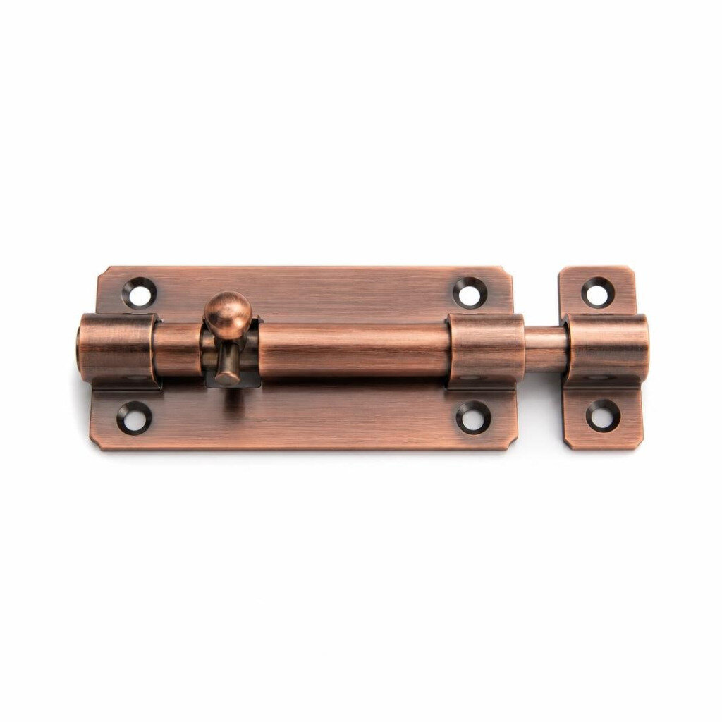 DORETTI DABB00106AC-V 6" ANTIQUE COPPER H/DUTY ALUMINIUM BARREL BOLT