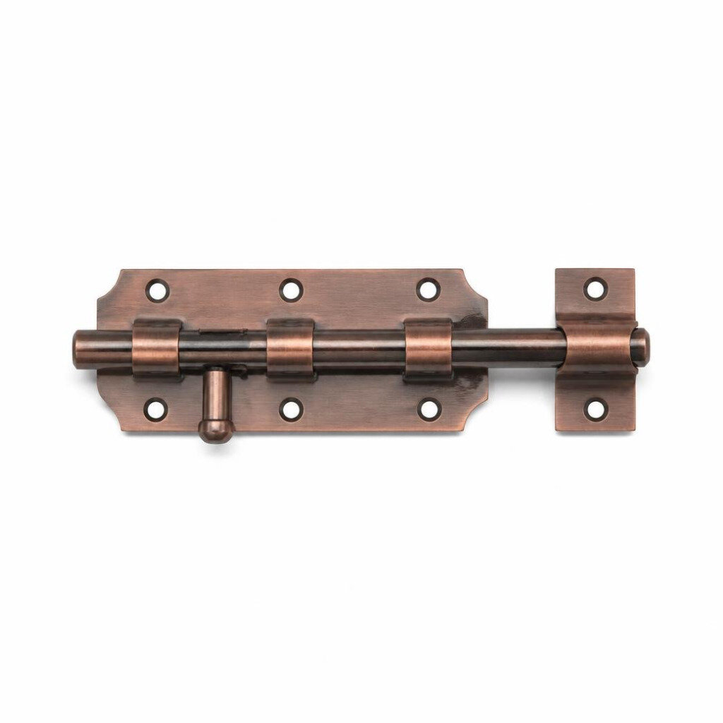 DORETTI DABB00110AC-V 10" ANTIQUE COPPER H/DUTY ALUMINIUM BARREL BOLT