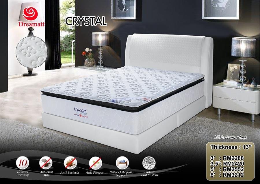 DREAMATT 13" CRYSTAL Mattress