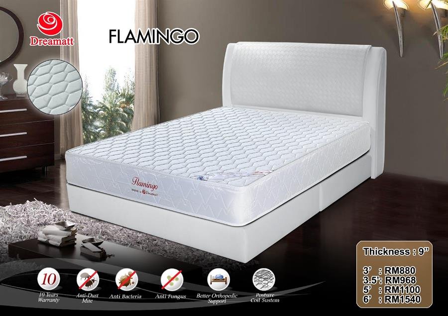 DREAMATT 9" FLAMINGO Mattress