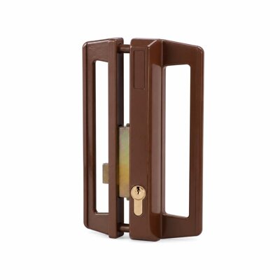 AMAN BR-211 PVC DOOR PULL  LOCK - BROWN COLOR