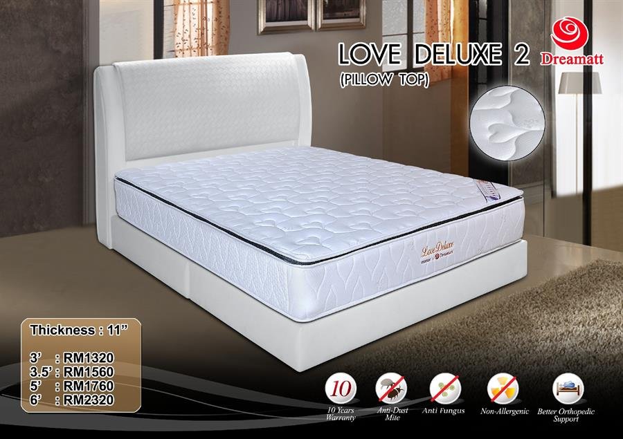 DREAMATT 11" LOVE DELUXE 2 Mattress