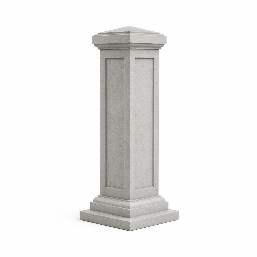 GP 14 (BODY:12" X 12" BASE: 16" X 16") 5.5FT GATE PILLAR