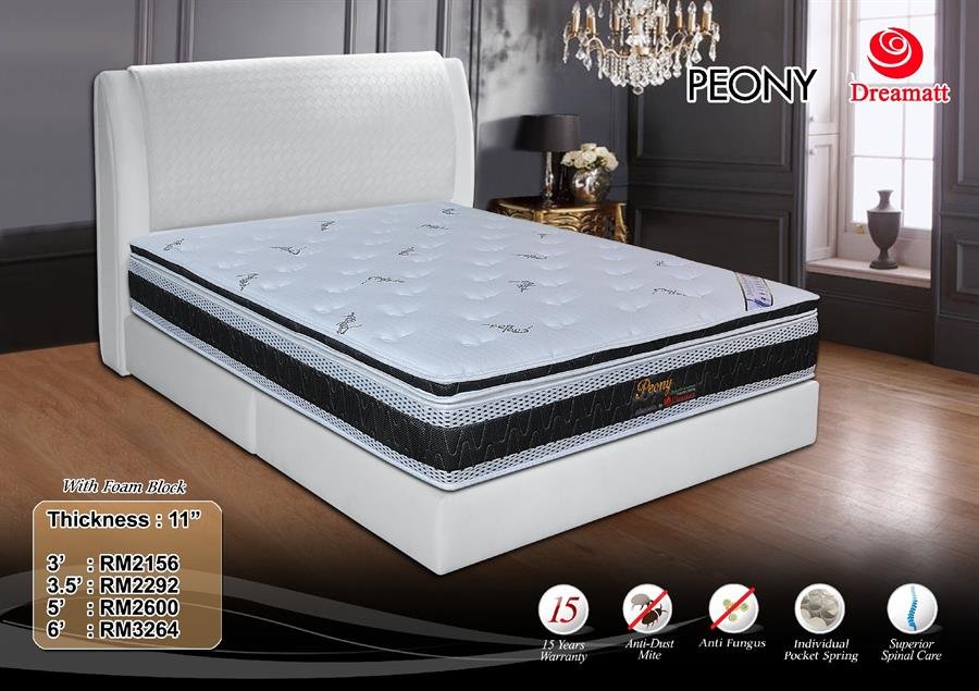 DREAMATT 11" PEONY Mattress