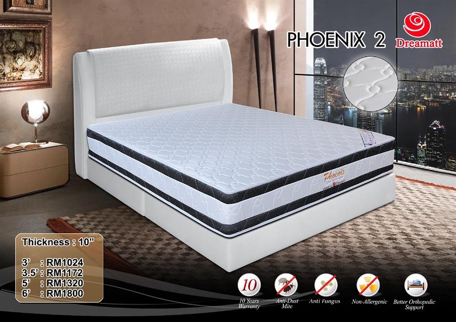 DREAMATT 10" PHOENIX 2 Mattress