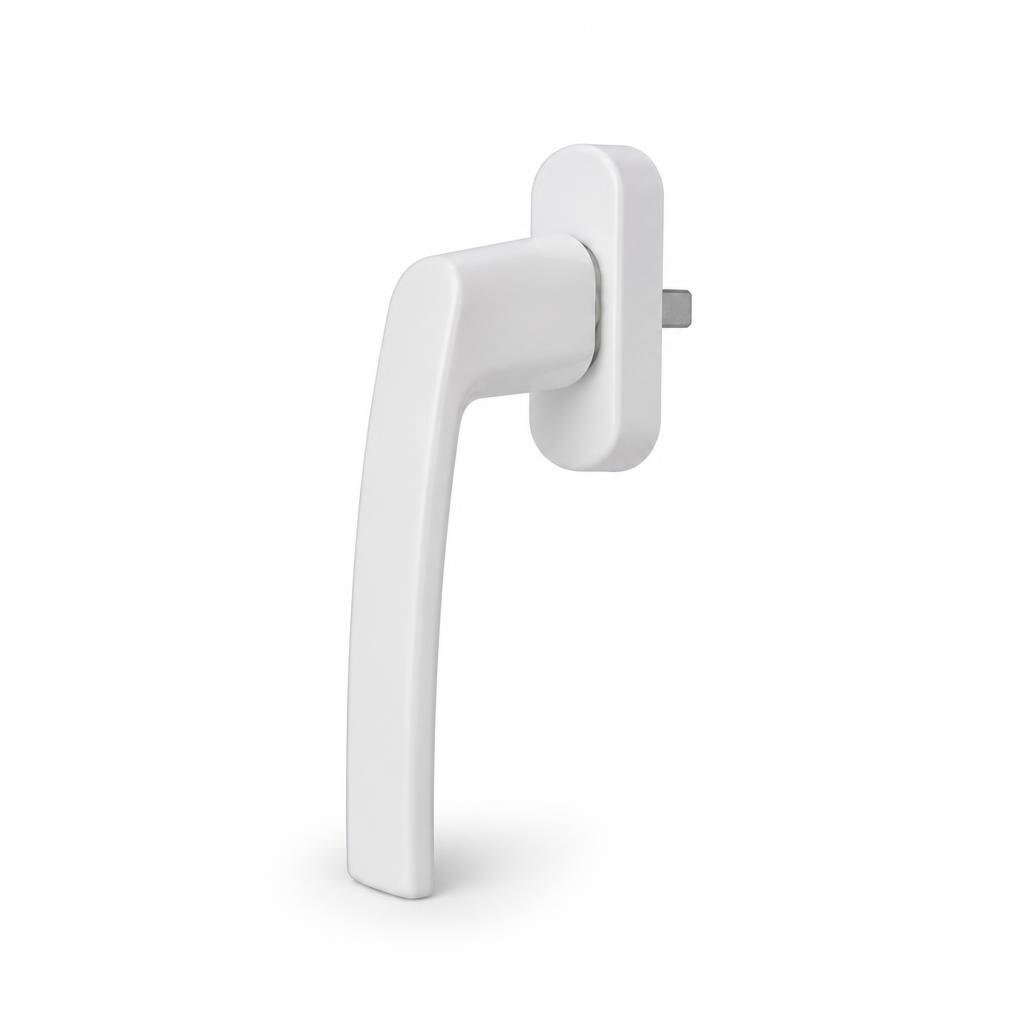 M-HANDEY HD08-0077 WHITE WINDOW HANDLE LEFT