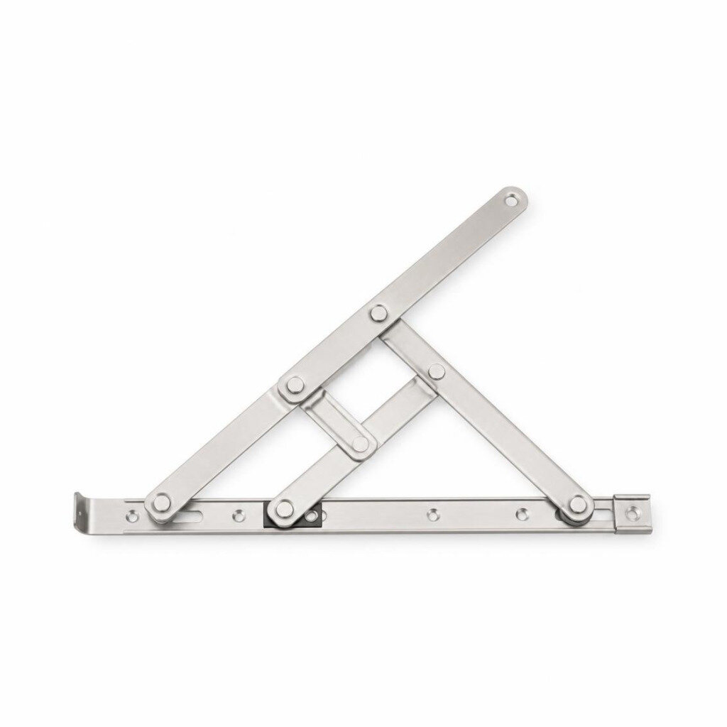 TGY-084 8" SUS202 S/STEEL 4 BAR WINDOW HINGE