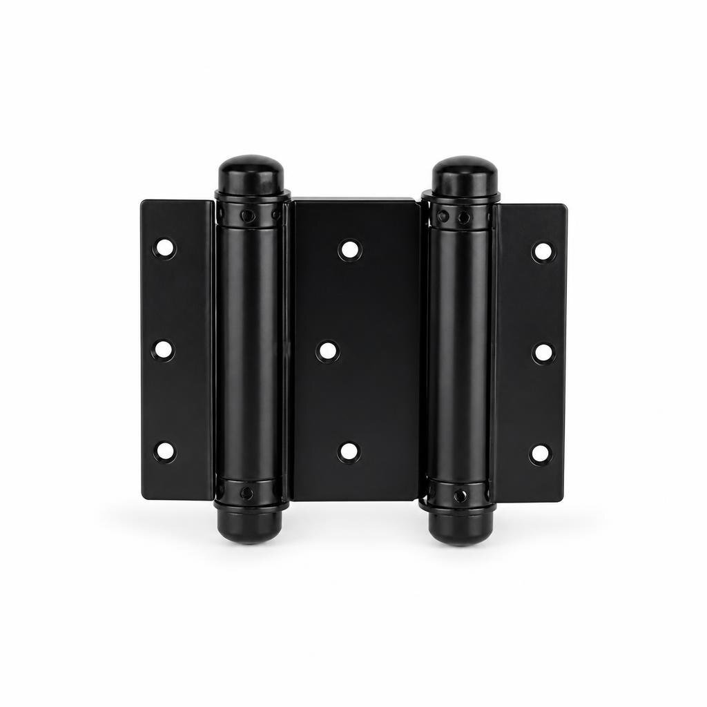 3" DOUBLE ACTION BLACK SPRING HINGES
