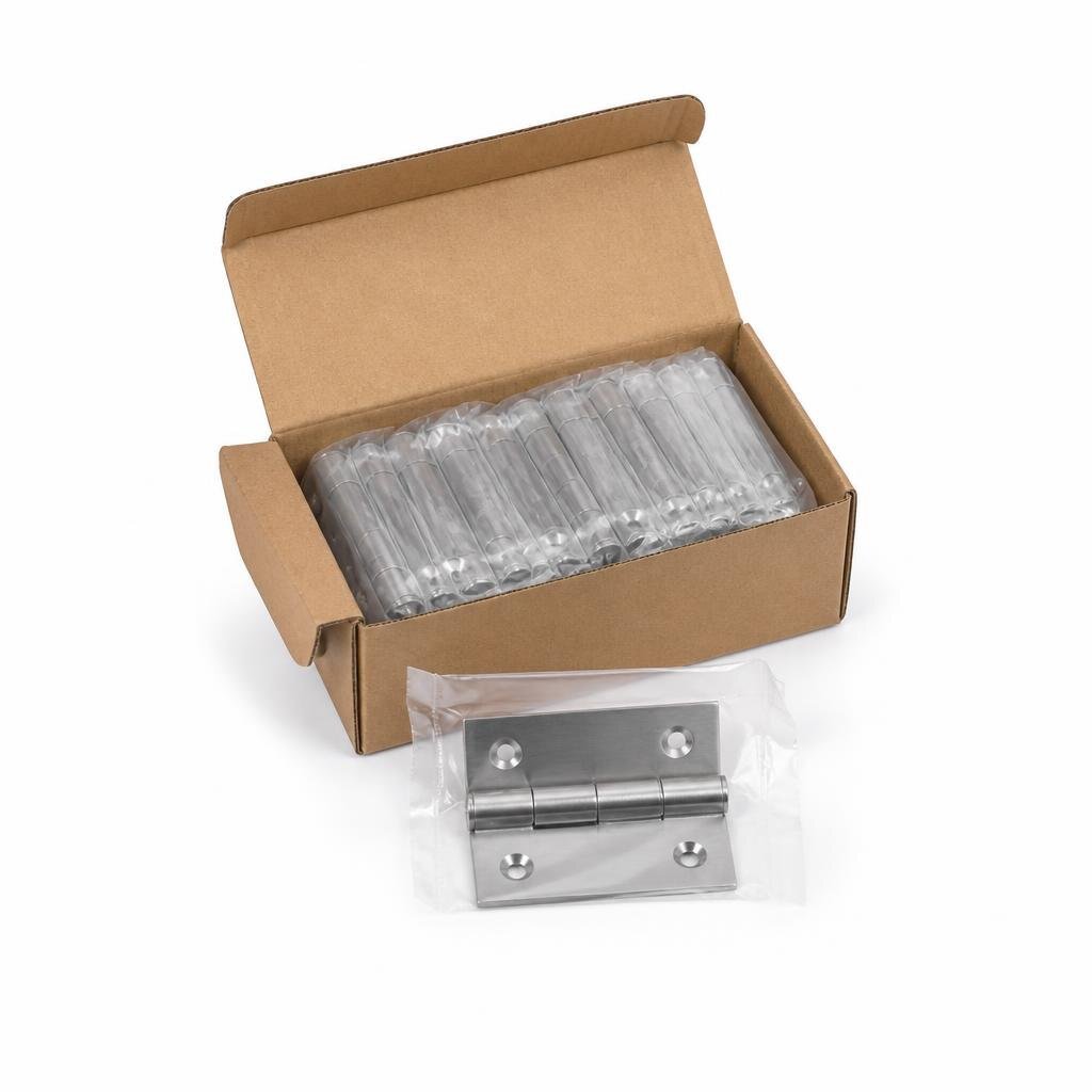 AMAN SSH-2012 2" X 1.2MM S/STEEL BUTT HINGES (6PAIR/BOX)