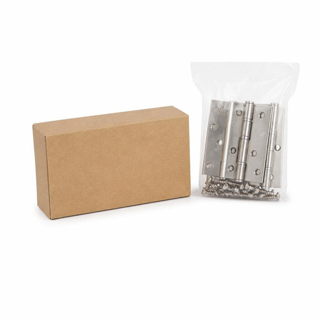 AMAN SSH-2512 2.5" X 1.2MM S/STEEL BUTT HINGES (6PAIR/BOX)