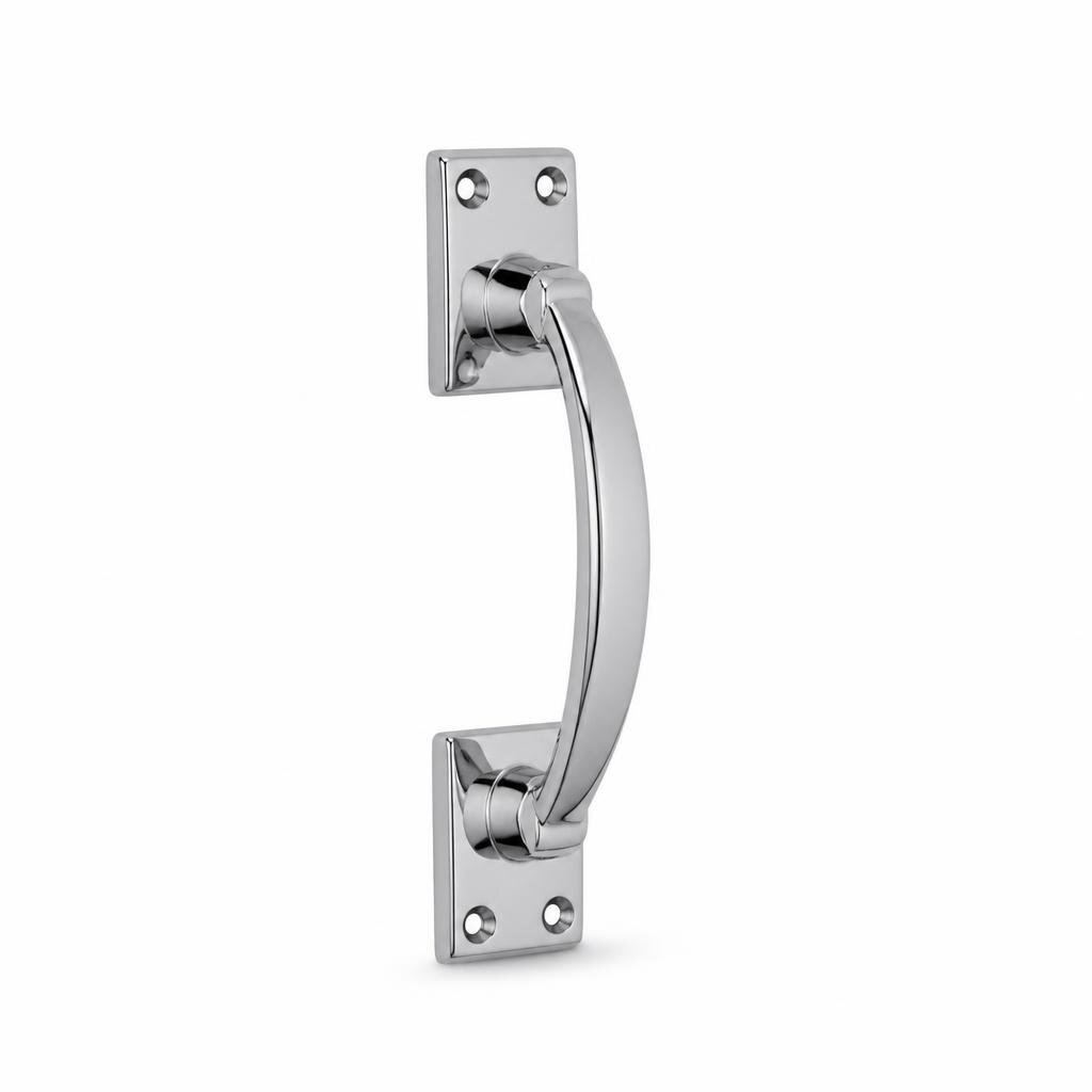 4" CHROME PLATED DOOR HANDLE