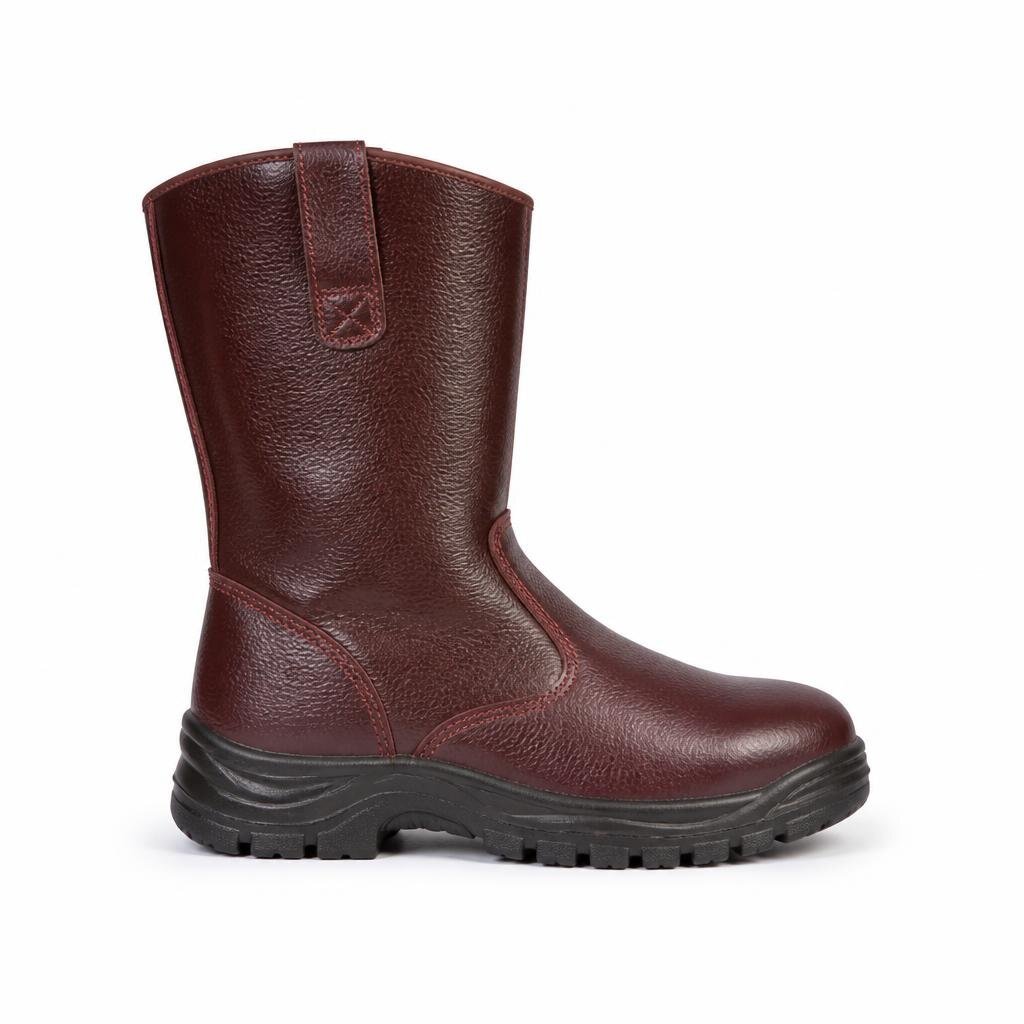 BIG TRUCK SS 8018 #9 HI CUT PULL UP BOOT - MAROON