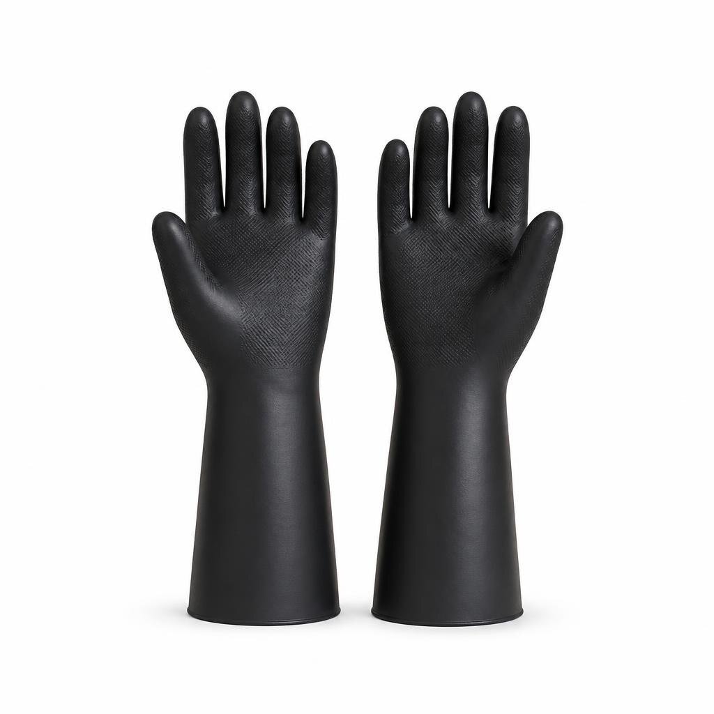 HEAVY DUTY RUBBER BASE GLOVE