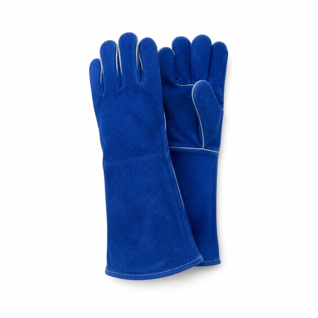 NIETZ 14" BLUE FULL LINED LEATHER GLOVE