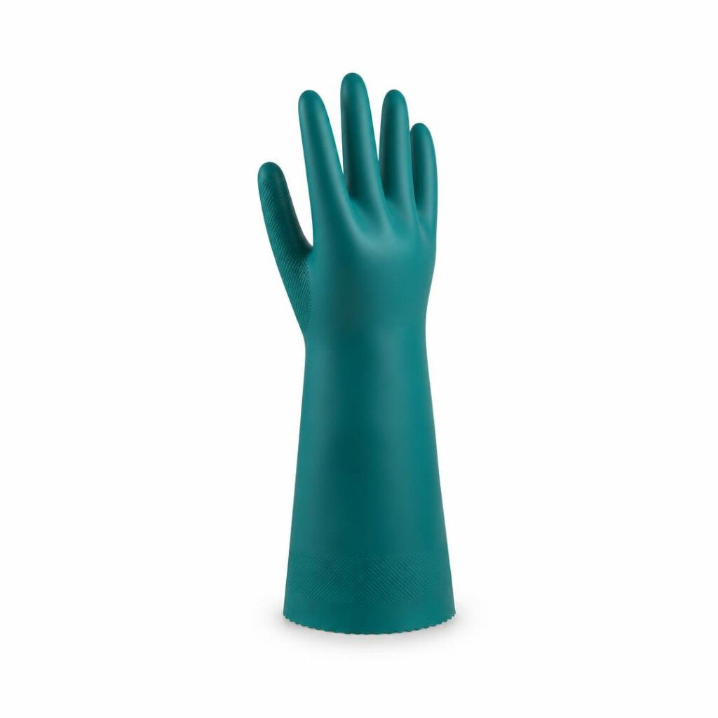 NIETZ 13" NITRILE GLOVE 15MIL FLOCKLINE SIZE L