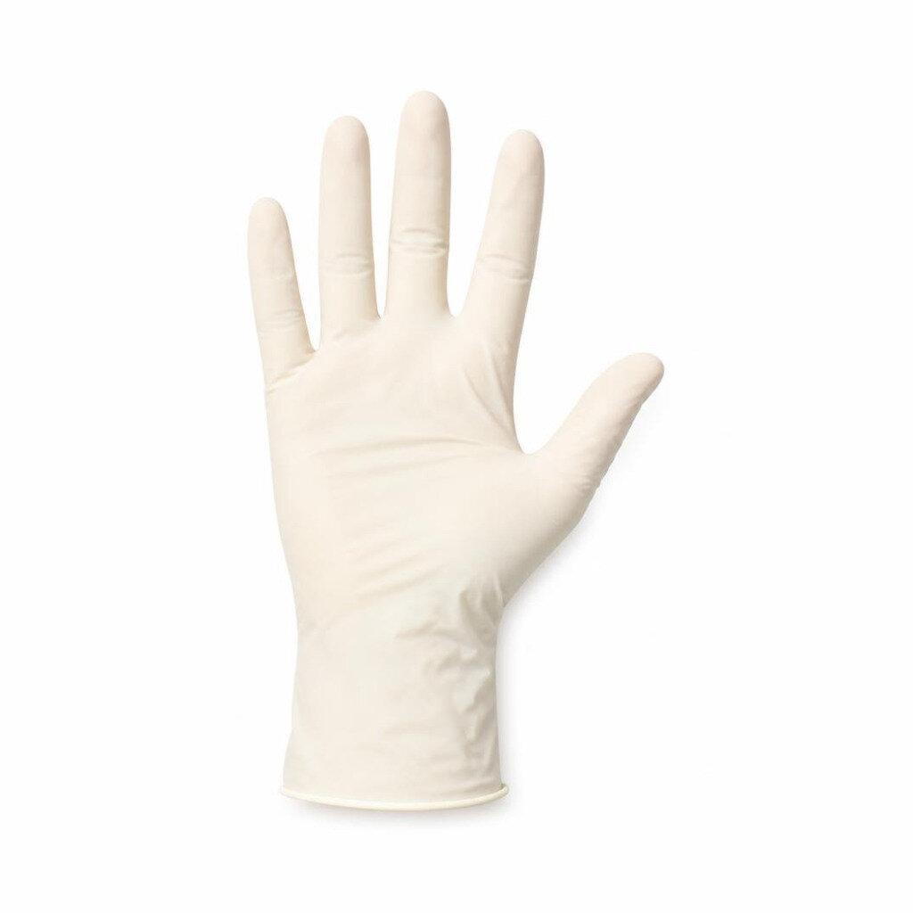 NIETZ 156404 LATEX EXAM GLOVE SIZE M