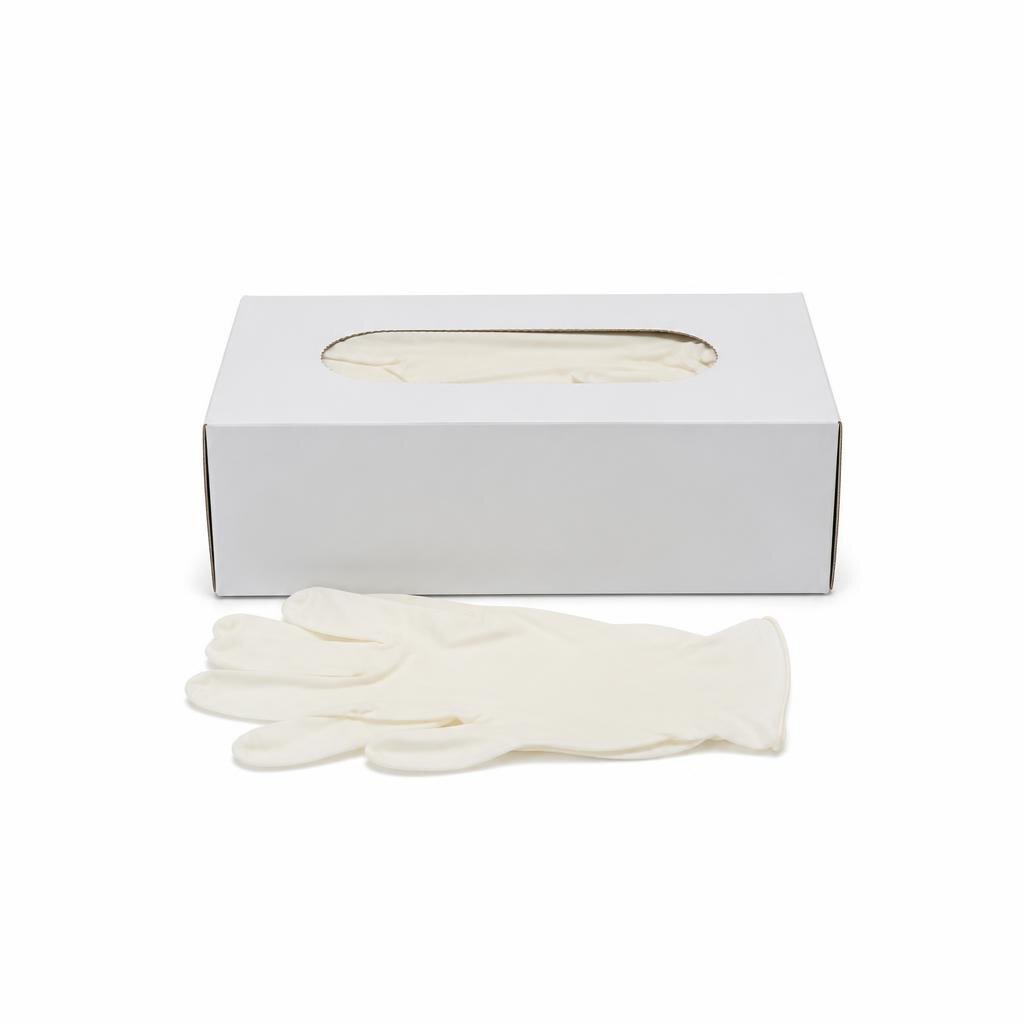 LATEX EXAMINATION HAND GLOVE - BOX