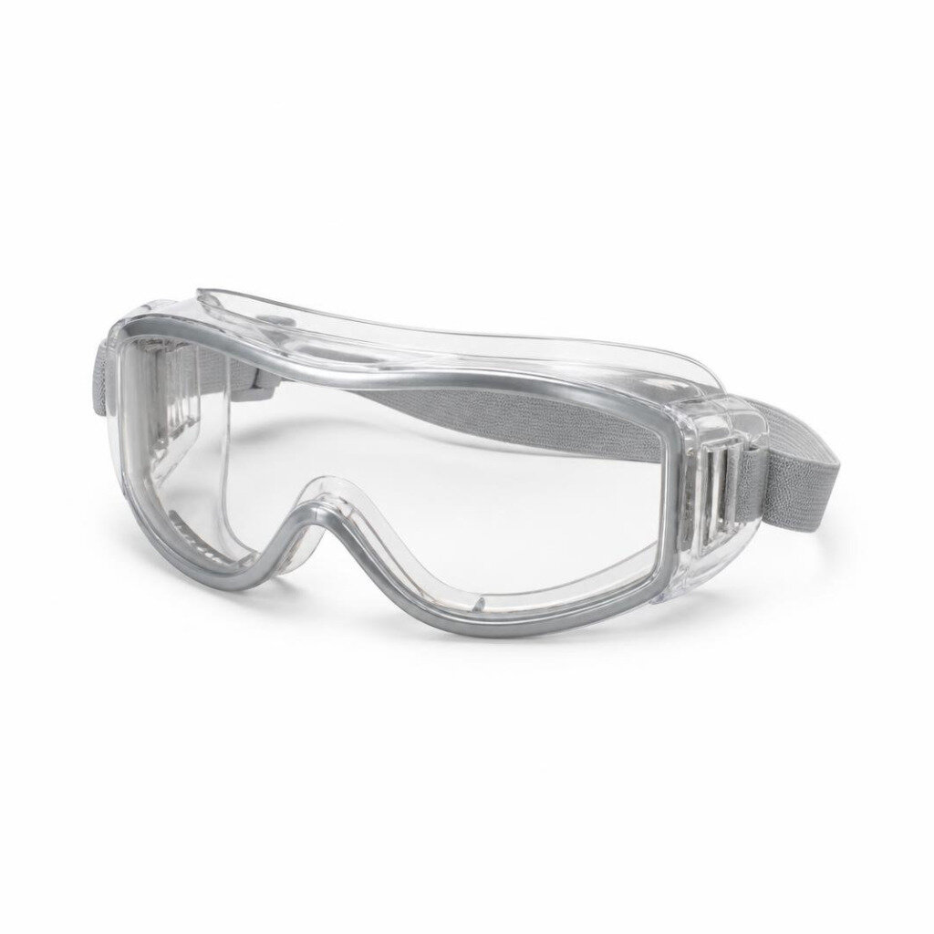 VELVINO 300T SAFETY GOGGLES CLEAR SILVER