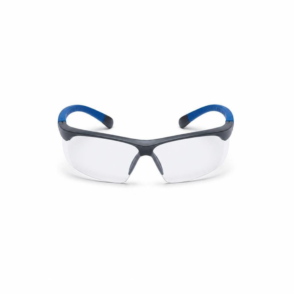 SAFETY GUARD S-194 PROTECTIVE EYEWEAR (BLUE/DARK GREY)