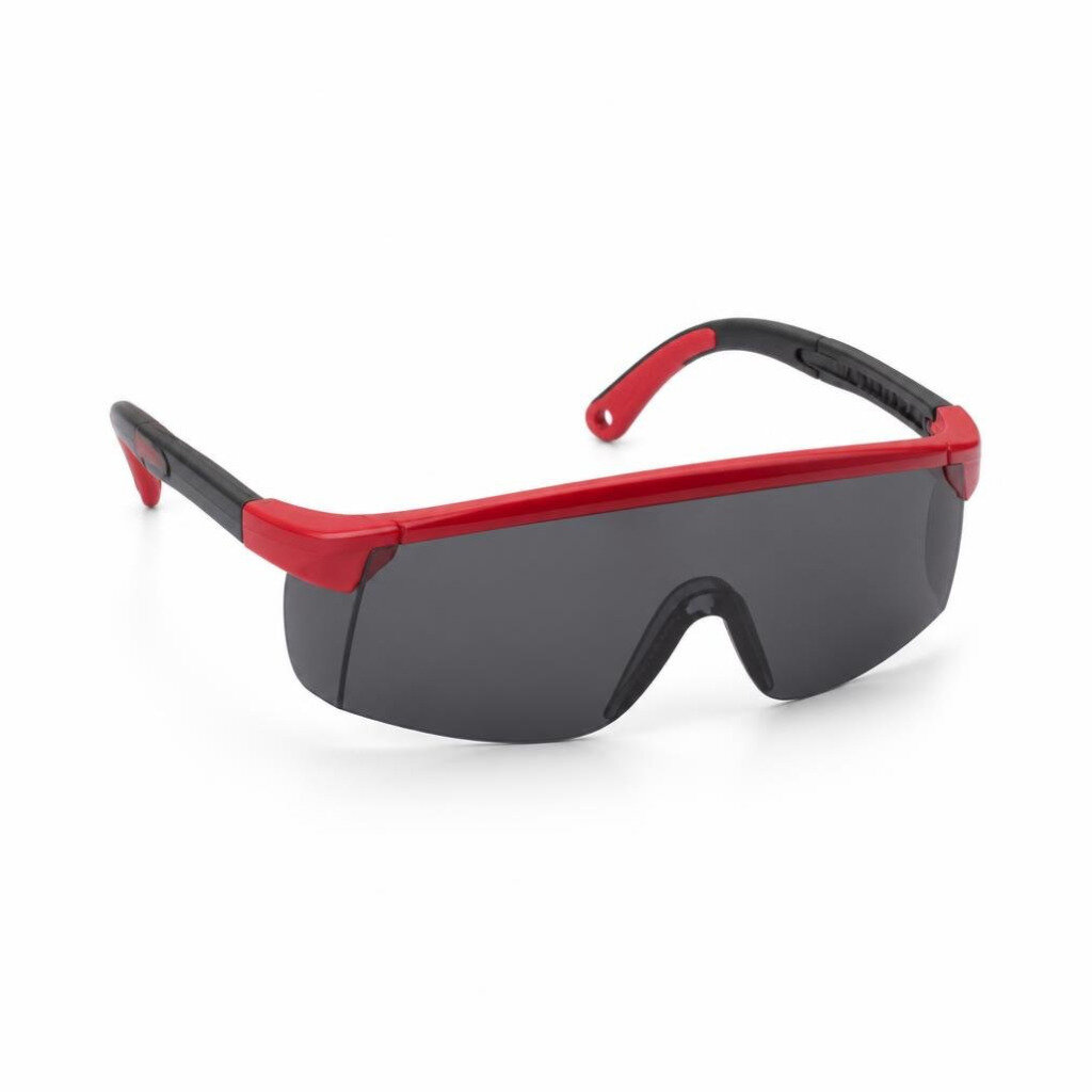 SAFETY GUARD S-194 PROTECTIVE EYEWEAR (RED/DARK GREY)