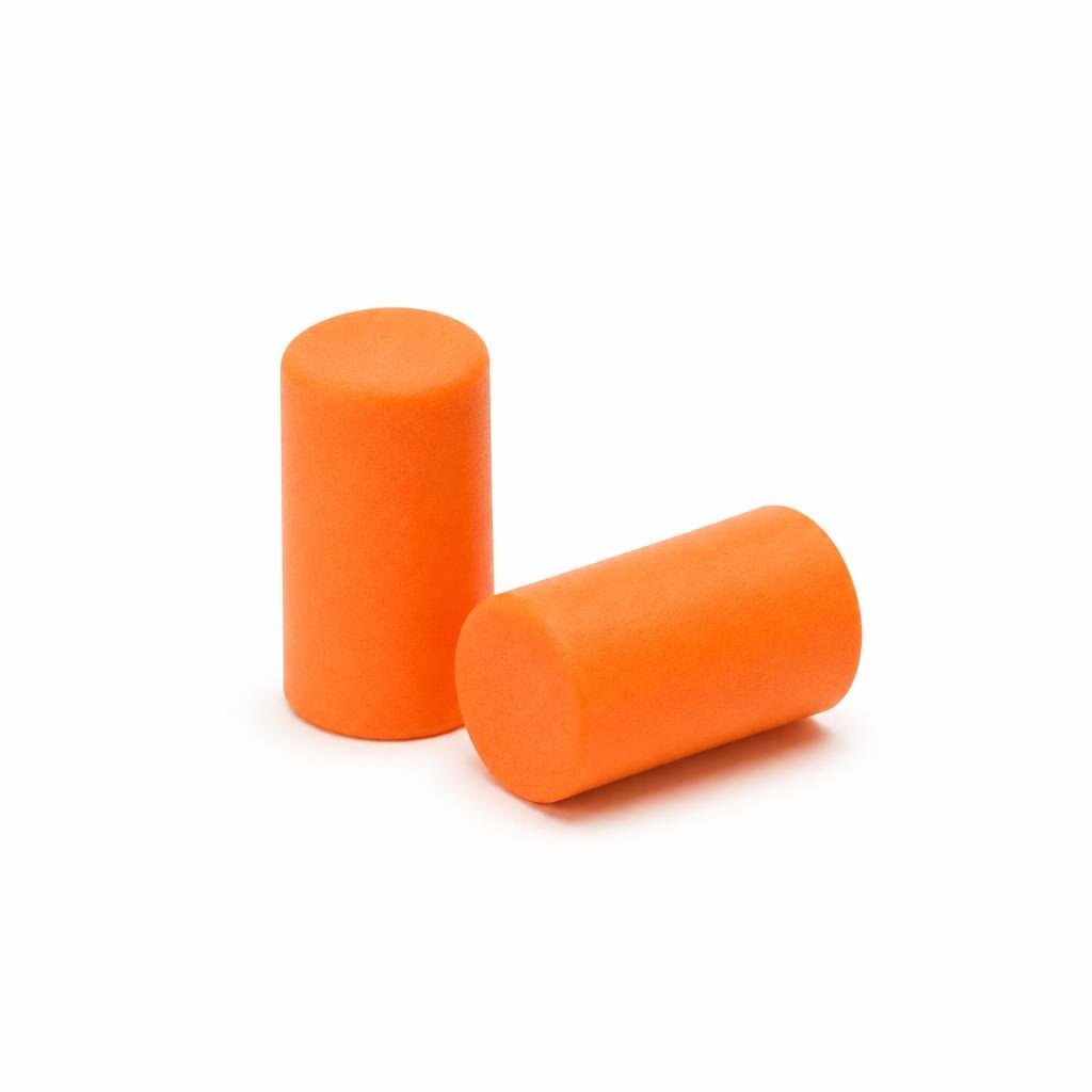ROUND EAR PLUG - ORANGE