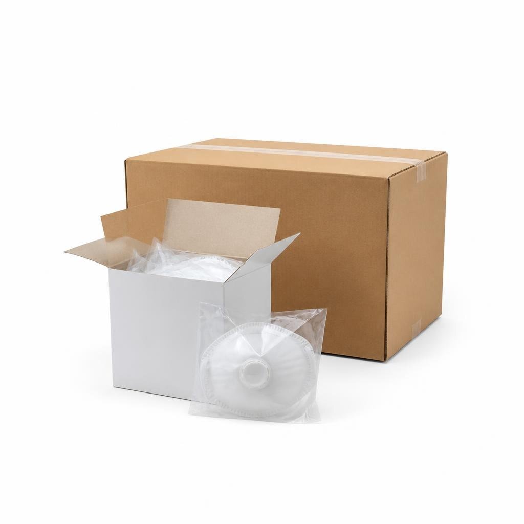 PICASAF P822V N95 RESPIRATOR MASK WITH VALVE (10PCS/BOX,20BOX/CTN)