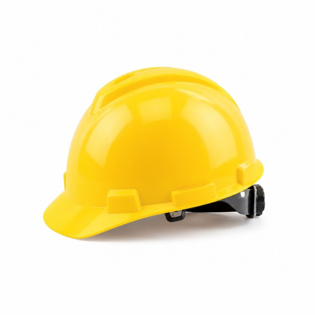 UVEE 908 SAFETU HELMET RATCHET LOCK YELLOW