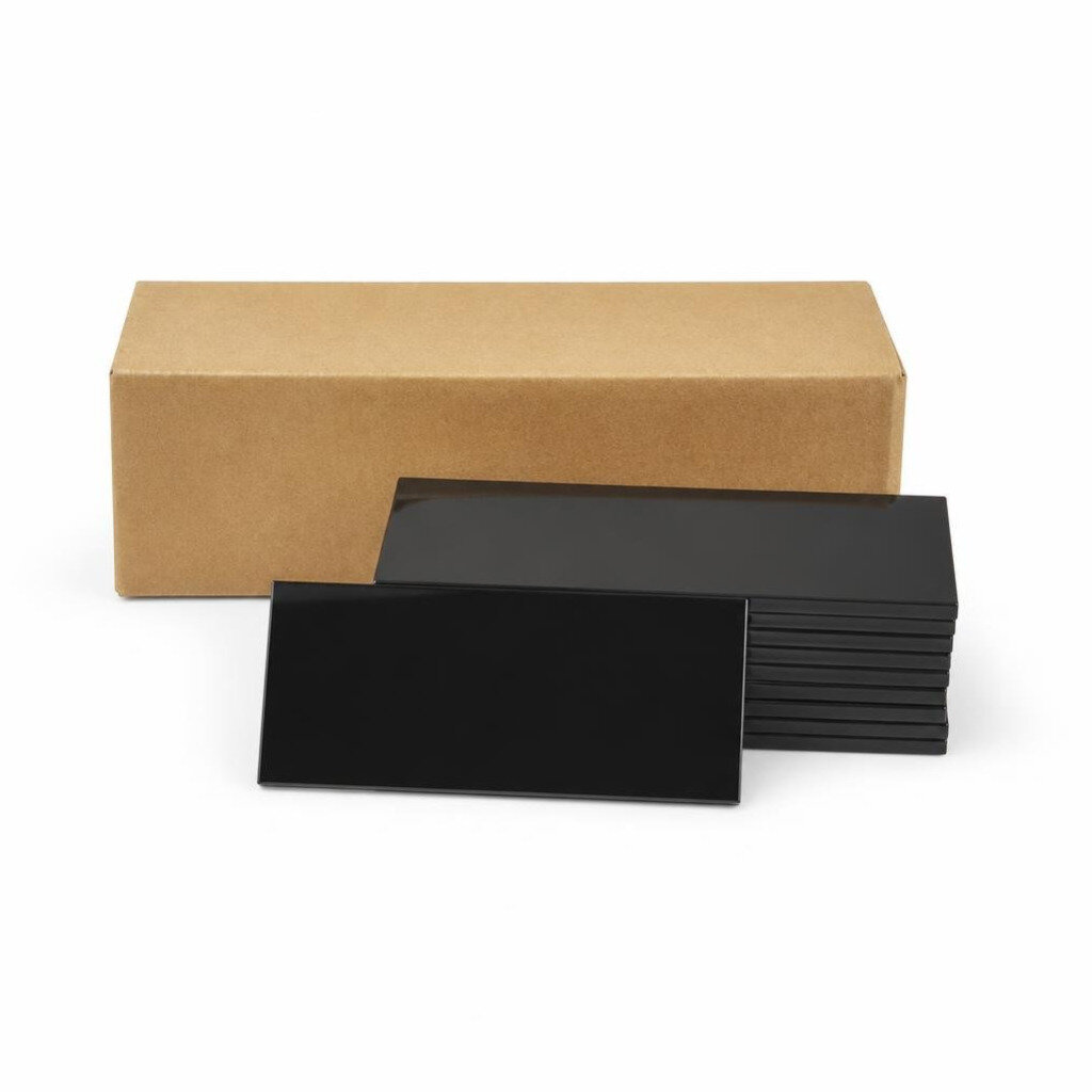 4" X 2" 12# WELDING BLACK GLASS (20PCS/PKT)