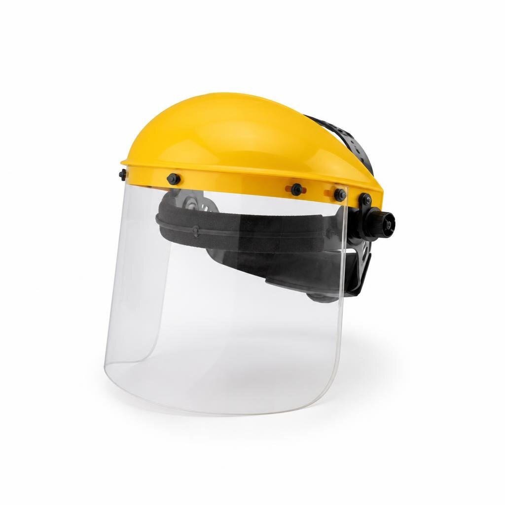 FACESHIELD WITH LINER - YELLOW