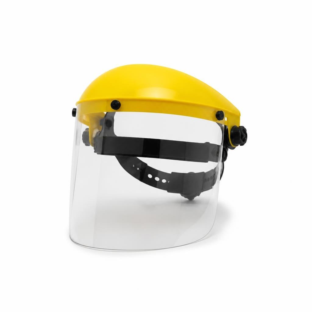 YELLOW TOP CLEAR WELDING MASK