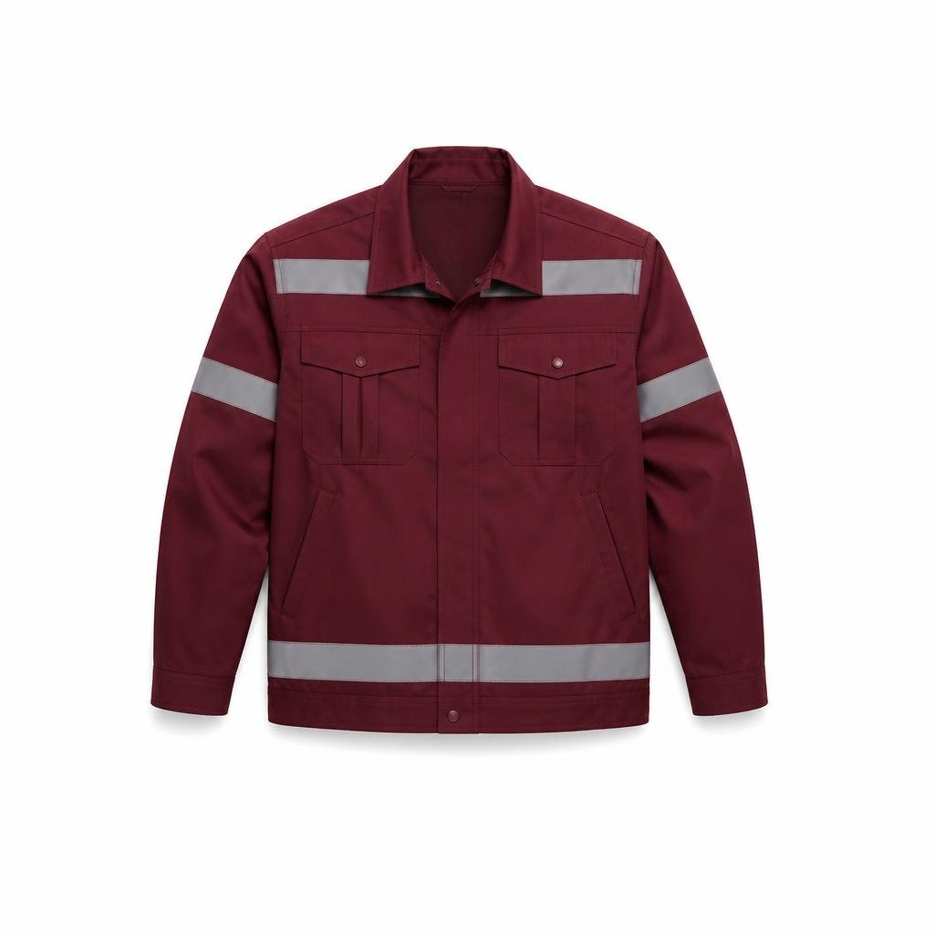 TANKER JKER-MAROON-L EXCLUSIVE WORK JACKET - L