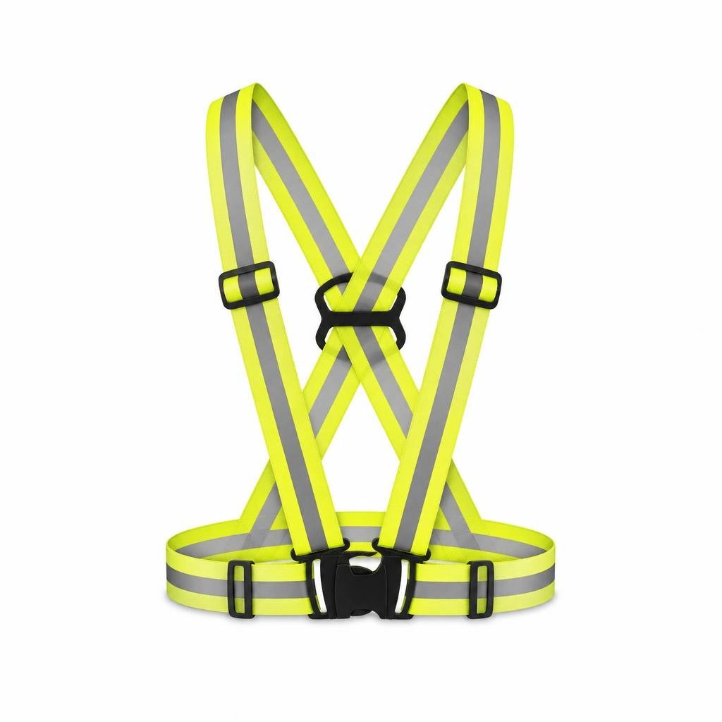 M-G4646 REFLECTIVE SAFETY VEST - X TYPE BELT