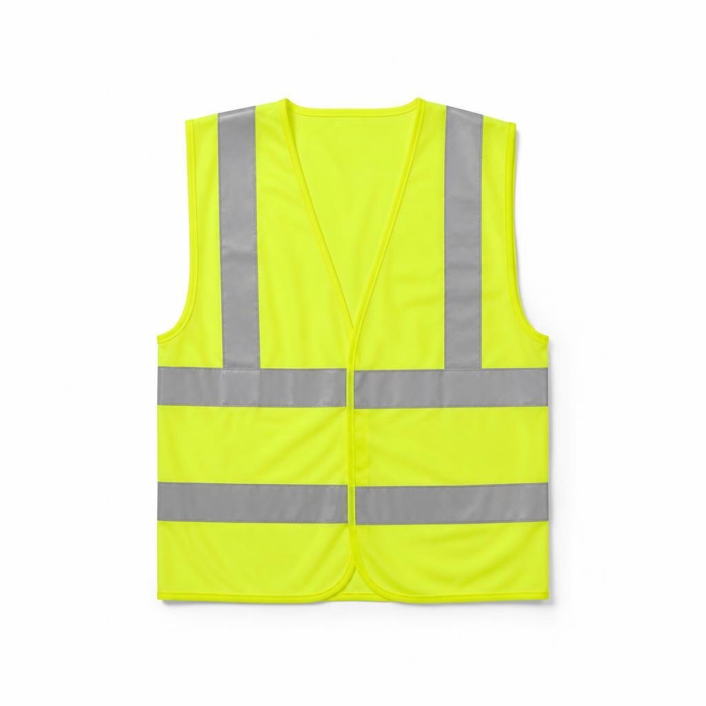 M-PICASAF T7001 REFLECTIVES SAFETY VEST - LEMON YELLOW