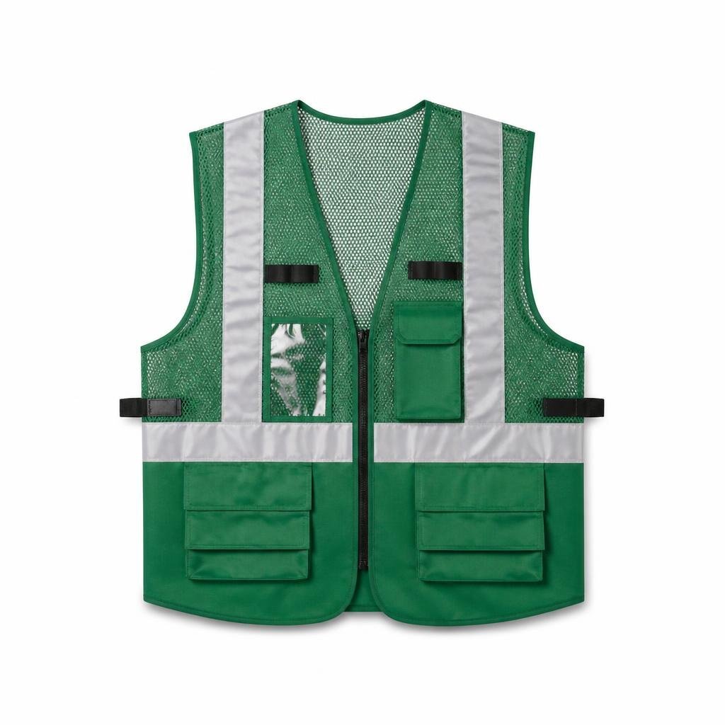 SAFETY VEST C/W RIGGERSIGNALMAN - GREEN