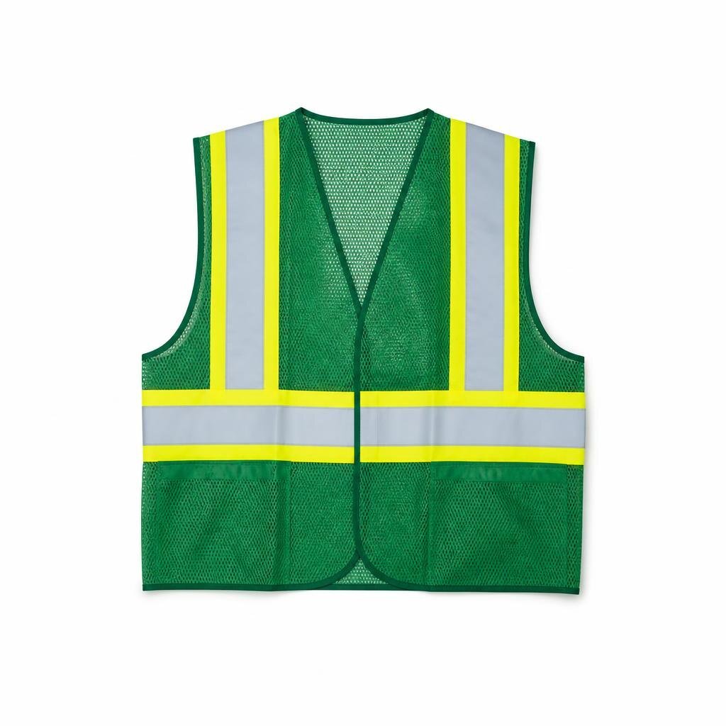 SAFETY VEST C/W LIFTING SUPERVISOR - GREEN