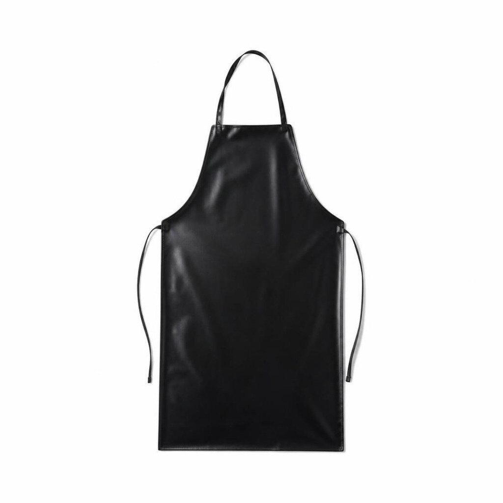 NIETZ 24" X 46" MEDIUM DUTY VINLY APRON (BLACK)