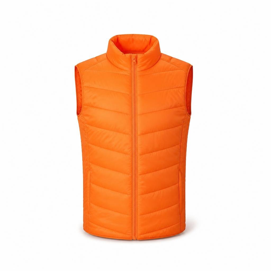 PICASAF P7240Z ORANGE THIN VEST COAT