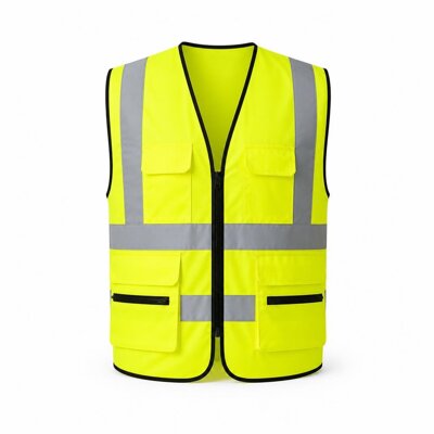 NIETZ P7340P POCKET SAFETY VEST COAT WITH ZIP