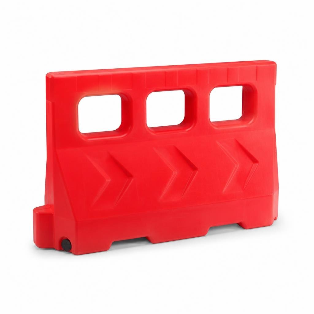 1000 X 500 X 800MM PLASTIC ROAD BARRIER