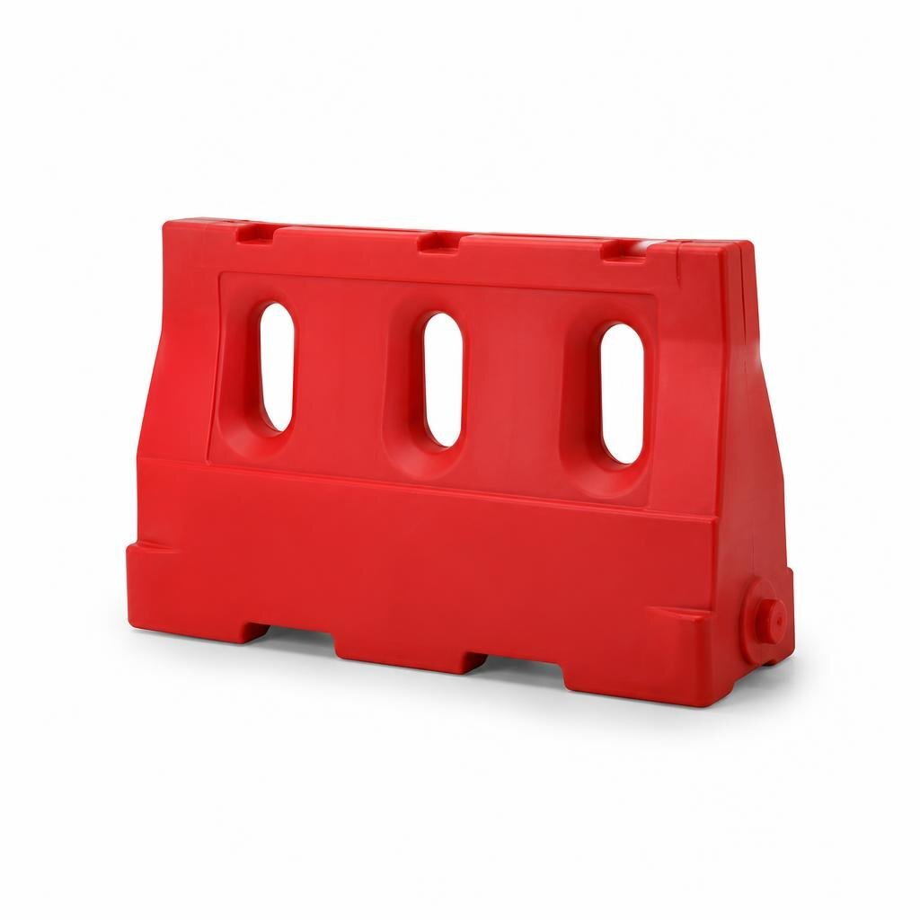 1000 X 588 X 800MM PLASTIC ROAD BARRIER