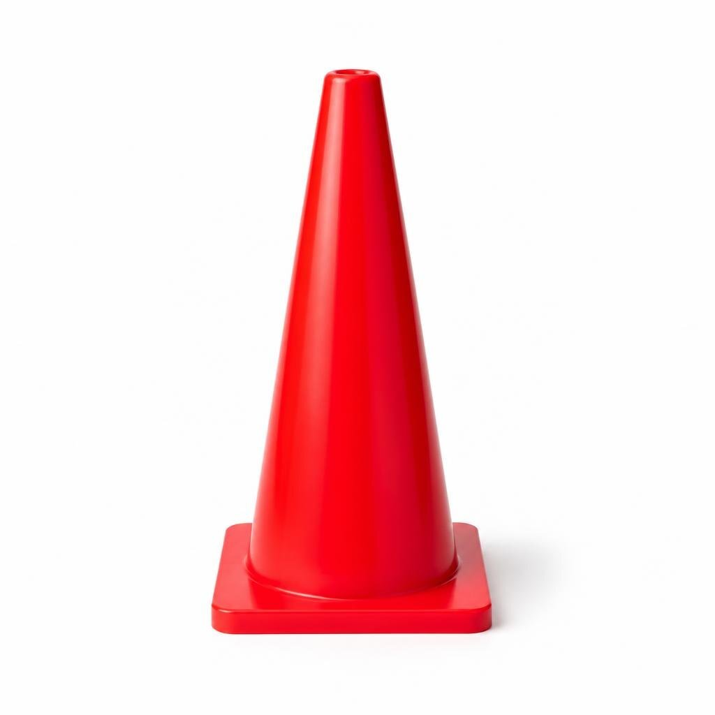 TRAFFIC CONE - RED