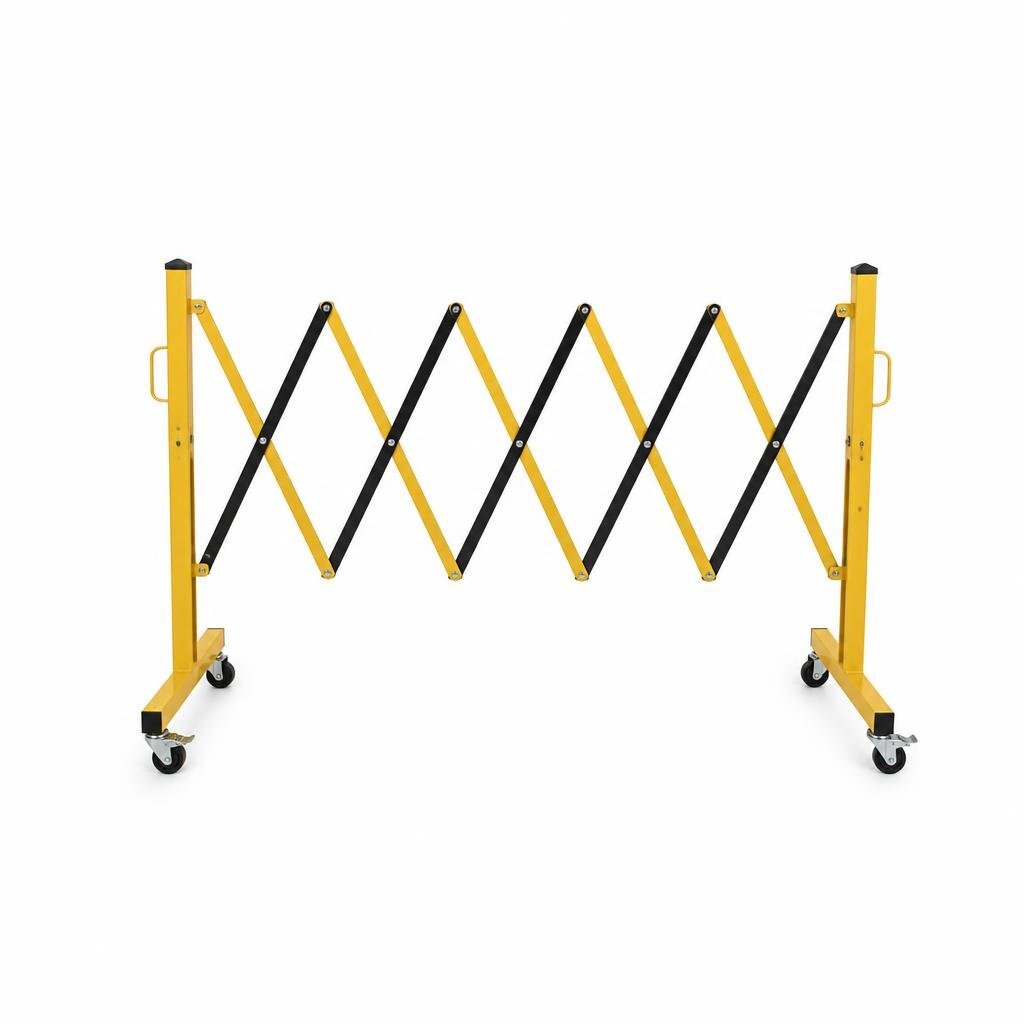 2.5M SAFETY BARRIER EXPANDING C/W WHEEL