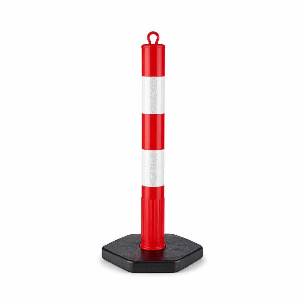 NIETZ NZPEQC9460RW CONE BARRIER POLE RED WHITE