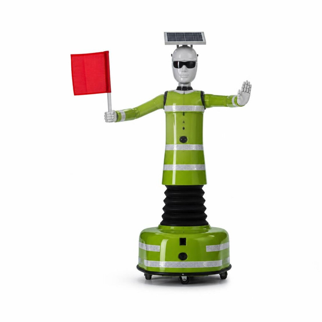 SOLAR TRAFFIC ROBOT FLAGMAN