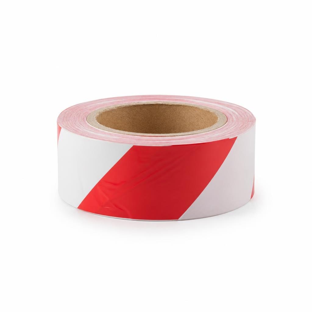 70MM X 70MTR AWAS BARRICADE TAPE RED & WHITE
