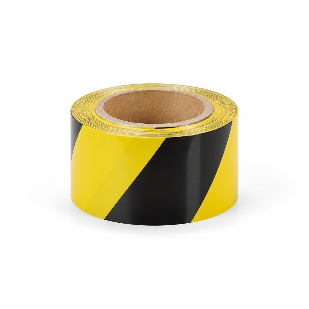 3" X 70M AWAS WARNING TAPE YELLOW & BLACK